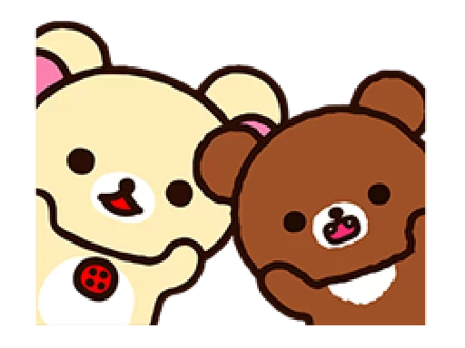 🐻 Стикер «Rilakkuma Relaxing Days» для Telegram