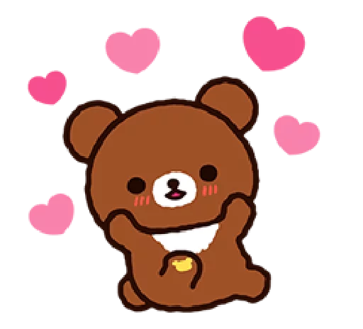 ☺️ Стикер «Rilakkuma Relaxing Days» для Telegram