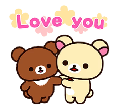 ❤ Стикер «Rilakkuma Relaxing Days» для Telegram