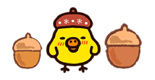 🐤 Стикер «Rilakkuma Relaxing Days» для Telegram