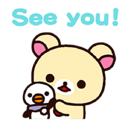 👋 Стикер «Rilakkuma Relaxing Days» для Telegram