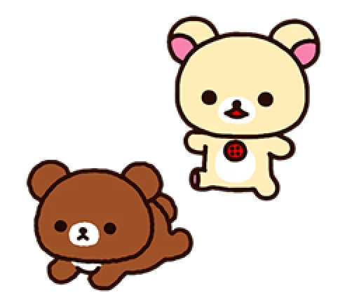 🐻 Стикер «Rilakkuma Relaxing Days» для Telegram