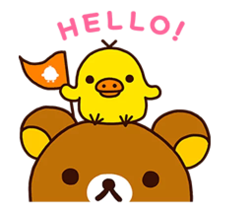 👋 Стикер «Rilakkuma Relaxing Days» для Telegram