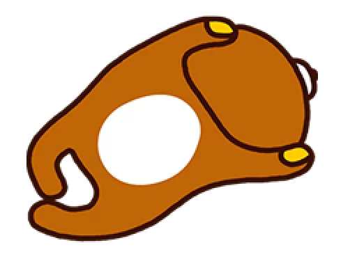 🐻 Стикер «Rilakkuma Relaxing Days» для Telegram