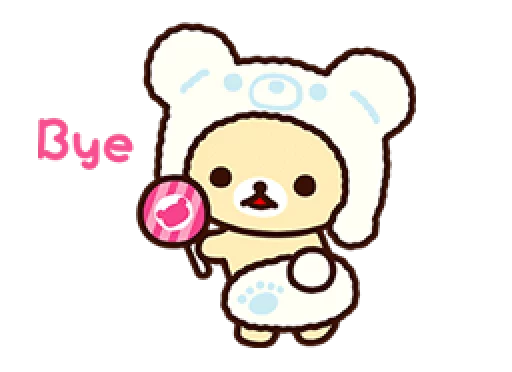 👋 Стикер «Rilakkuma Relaxing Days» для Telegram