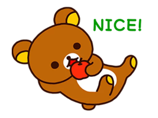 👍 Стикер «Rilakkuma Relaxing Days» для Telegram