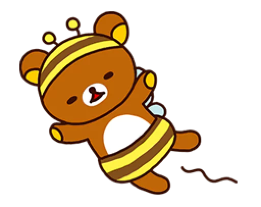 🐻 Стикер «Rilakkuma Relaxing Days» для Telegram
