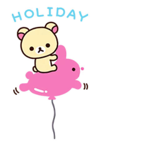 🐻 Стикер «Rilakkuma Relaxing Days» для Telegram