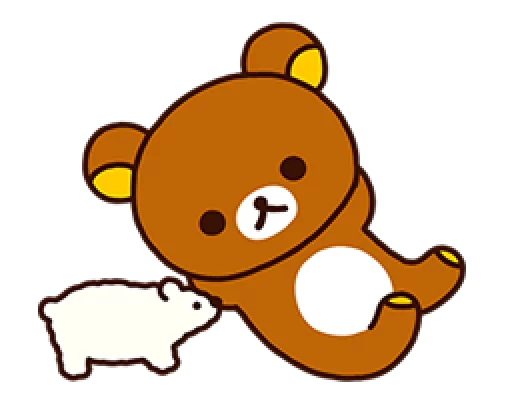 🐻 Стикер «Rilakkuma Relaxing Days» для Telegram