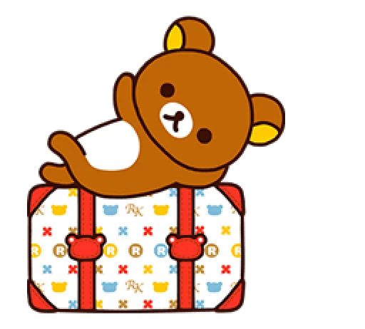 ☺️ Стикер «Rilakkuma Relaxing Days» для Telegram