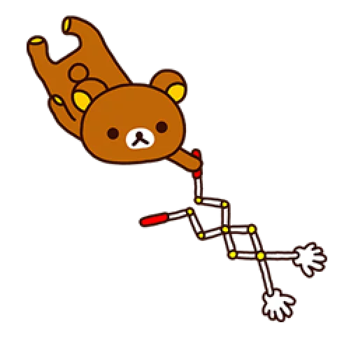 🐻 Стикер «Rilakkuma Relaxing Days» для Telegram