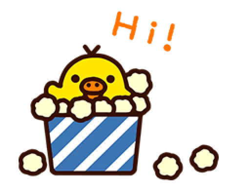 👋 Стикер «Rilakkuma Relaxing Days» для Telegram