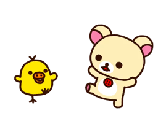 🐤 Стикер «Rilakkuma Relaxing Days» для Telegram