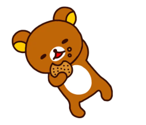 🍪 Стикер «Rilakkuma Relaxing Days» для Telegram