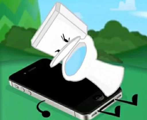 👿 Стикер «Toilet» для Telegram
