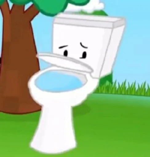 😵 Стикер «Toilet» для Telegram