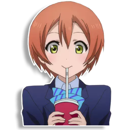 😋 Стикер «Rin Hoshizora» для Telegram