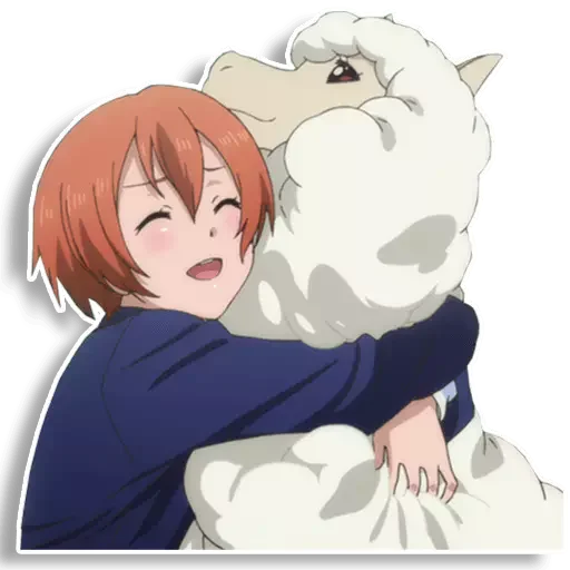 🤗 Стикер «Rin Hoshizora» для Telegram