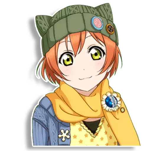 😊 Стикер «Rin Hoshizora» для Telegram