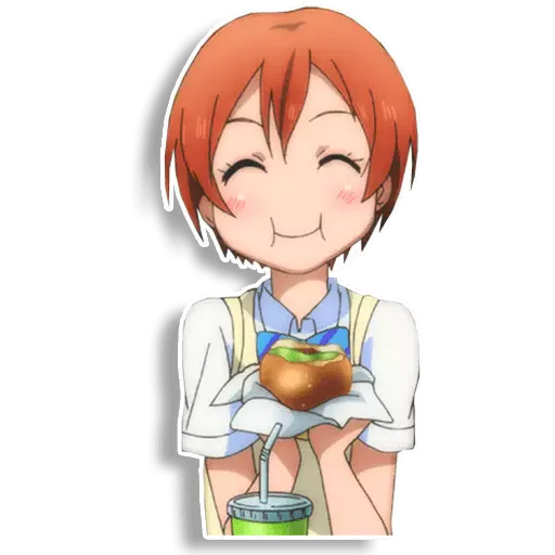 😋 Стикер «Rin Hoshizora» для Telegram