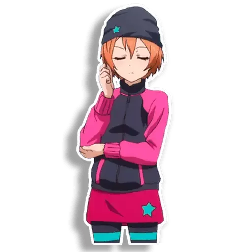 🤔 Стикер «Rin Hoshizora» для Telegram
