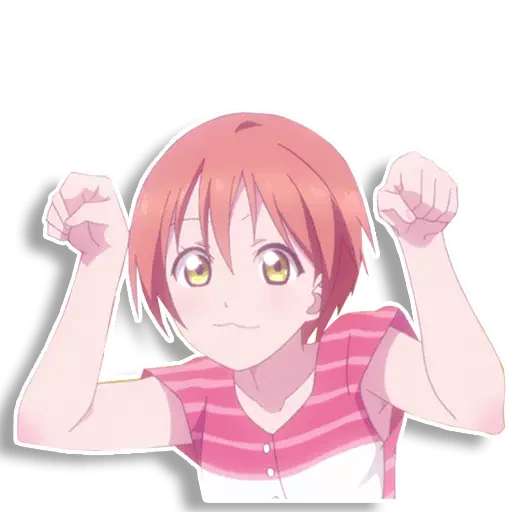 🐱 Стикер «Rin Hoshizora» для Telegram