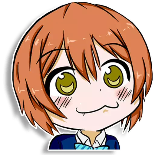 😊 Стикер «Rin Hoshizora» для Telegram