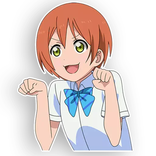 😈 Стикер «Rin Hoshizora» для Telegram