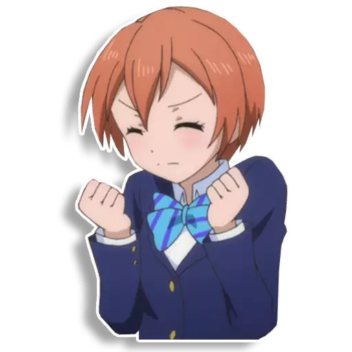 ☺️ Стикер «Rin Hoshizora» для Telegram