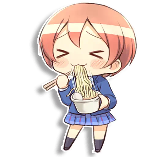 😋 Стикер «Rin Hoshizora» для Telegram