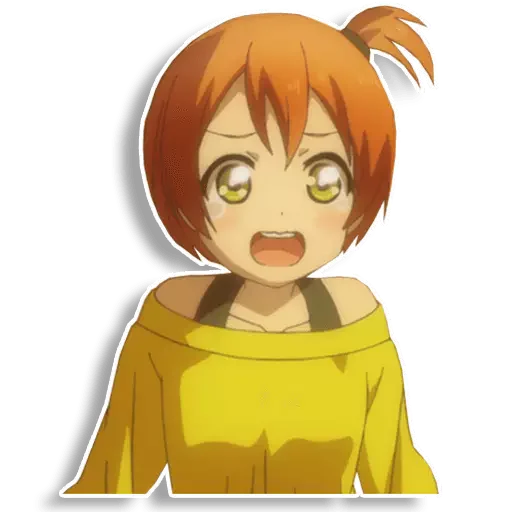 😢 Стикер «Rin Hoshizora» для Telegram