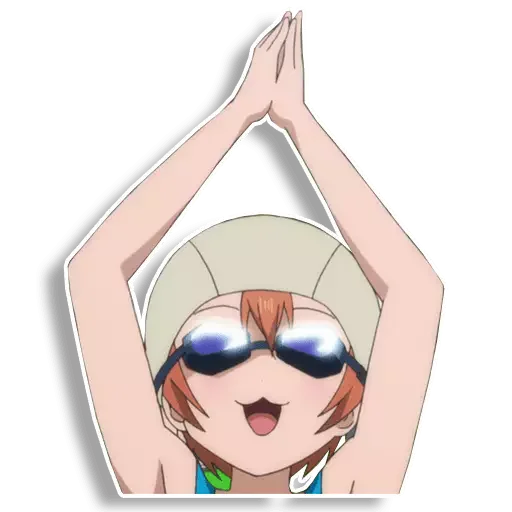 😚 Стикер «Rin Hoshizora» для Telegram