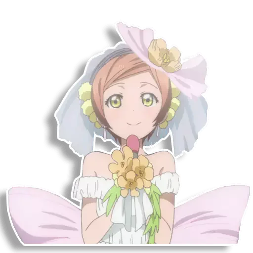 😊 Стикер «Rin Hoshizora» для Telegram