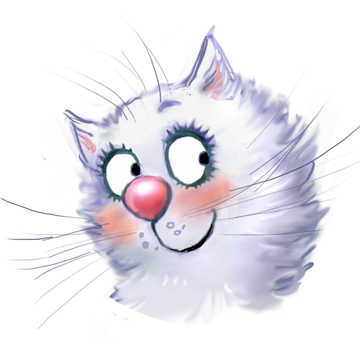 ☺️ Стикер «Rinas Blue Cats» для Telegram