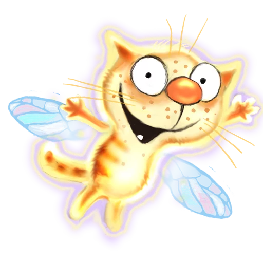 🐝 Стикер «Rinas Blue Cats» для Telegram