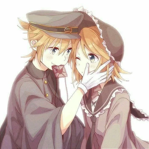🍊 Стикер «Kagamine Rin Len» для Telegram