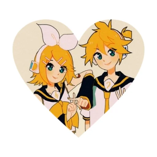 Стикерпак Kagamine Rin Len для Telegram