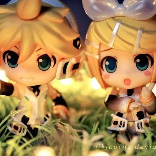 🍊 Стикер «Kagamine Rin Len» для Telegram