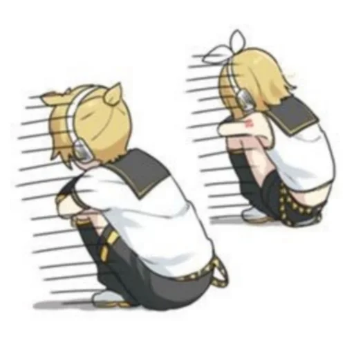 🍌 Стикер «Kagamine Rin Len» для Telegram
