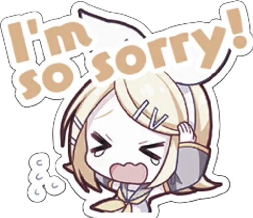🥧 Стикер «Kagamine Rin» для Telegram
