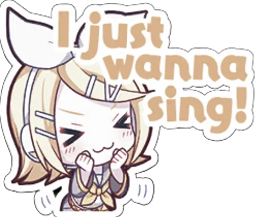 🥧 Стикер «Kagamine Rin» для Telegram