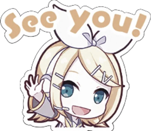 🥧 Стикер «Kagamine Rin» для Telegram