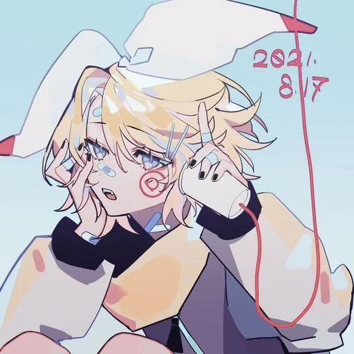 🥧 Стикер «Kagamine Rin» для Telegram