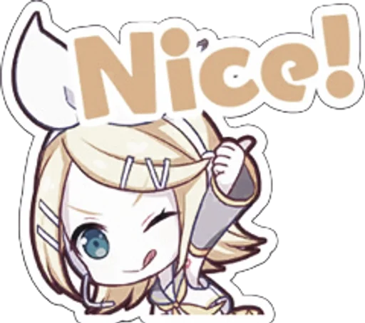 🥧 Стикер «Kagamine Rin» для Telegram