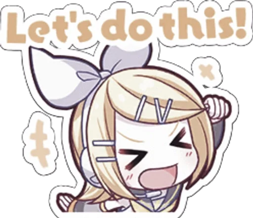 🥧 Стикер «Kagamine Rin» для Telegram