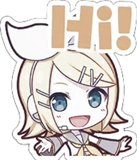 🥧 Стикер «Kagamine Rin» для Telegram