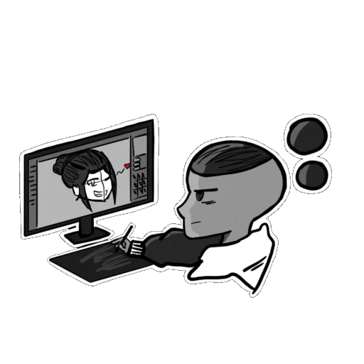 💀 Стикер «Rino» для Telegram