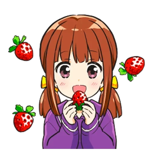 🍓 Стикер «Рин-тян» для Telegram