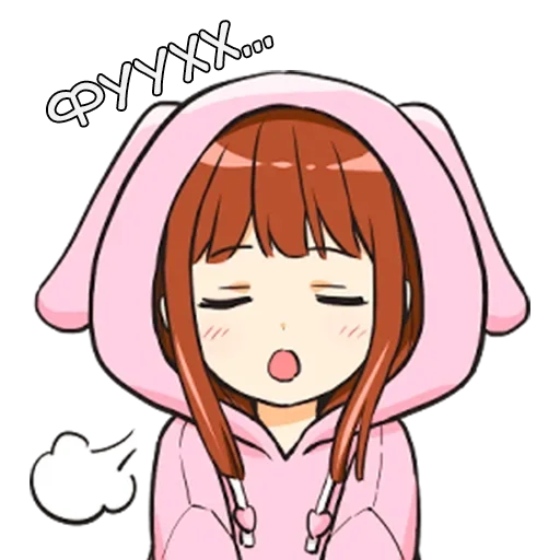 😌 Стикер «Рин-тян» для Telegram