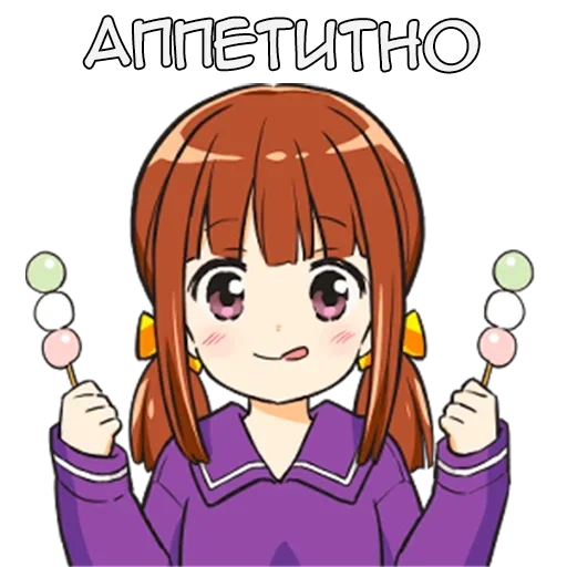 🍬 Стикер «Рин-тян» для Telegram